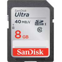 SDHC Card - SanDisk Ultra 8GB - Class 10 SDHC Card - SanDisk Ultra 8GB - Class 10