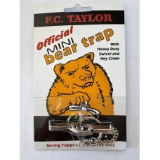Mini Bear Trap Key Chain - F.C. Taylor Mini Bear Trap Key Chain - F.C. Taylor