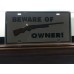 Tin Metal Sign - BEWARE OF OWNER!